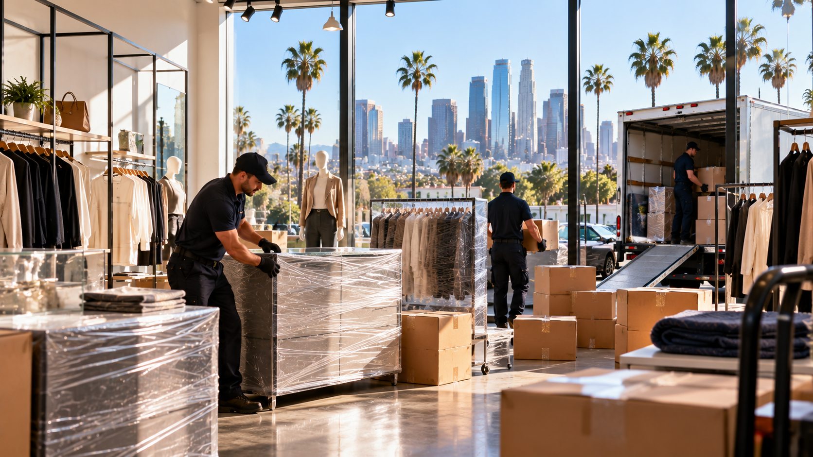 retail store movers Los Angeles