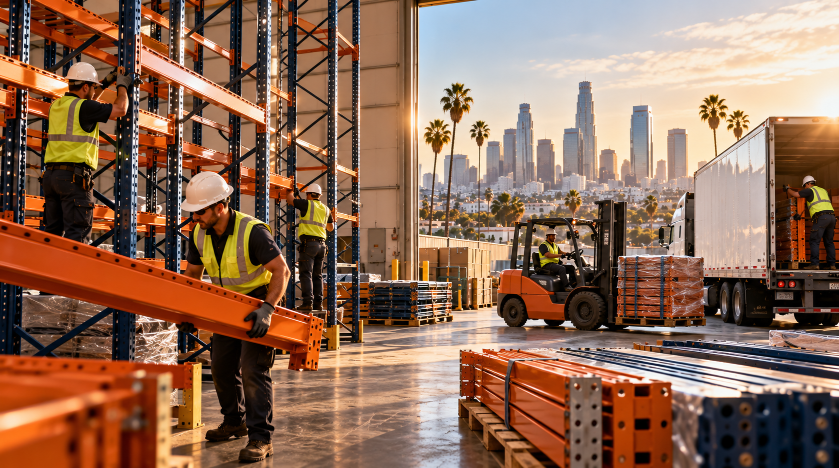 pallet racking moving